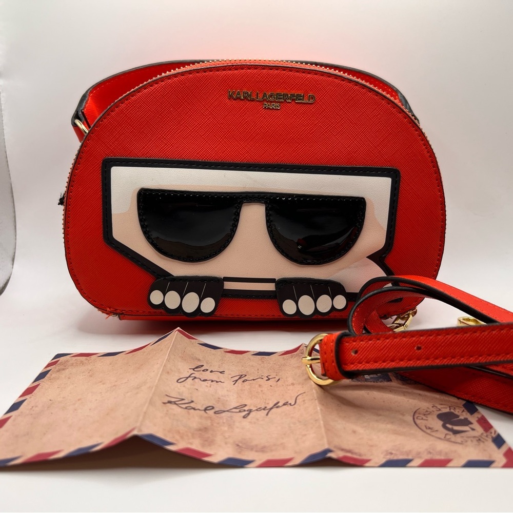 Karl Lagerfeld Vibrant Red Handbag